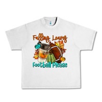 Lunar Rock Falling Leaves Football Please Urban Heavy Tee - LillyAllenDesigns