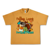 Peanut Butter Falling Leaves Football Please Urban Heavy Tee - LillyAllenDesigns