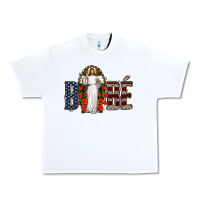 White bebe jesus christ Urban Heavy Tee - Jasminsmagicworld