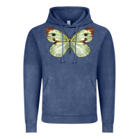 Vintage Denim Cabbage Butterfly Vintage Hoodie - LillyAllenDesigns