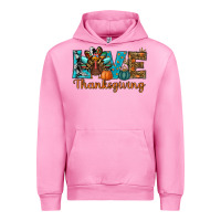 Fuchsia Pink love thanksgivings turkey Urban Hoodie - RanaPortraitStore
