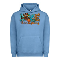 Pigment Pebble Blue love thanksgivings turkey Urban Hoodie - RanaPortraitStore