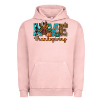 Pigment Salmon love thanksgivings turkey Urban Hoodie - RanaPortraitStore