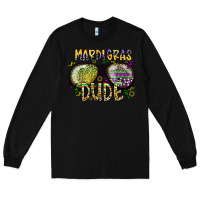 Black mardi gras dude Long Sleeve Tee - SublimationCraftShop