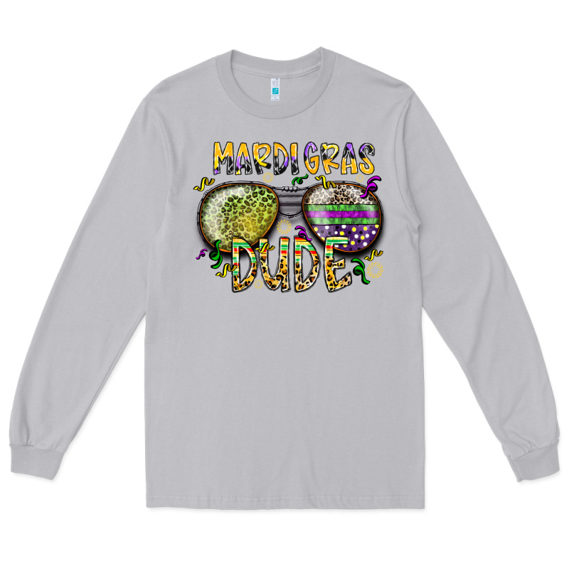 Mardi Gras Dude Long Sleeve Tee by SublimationCraftShop | Teevron