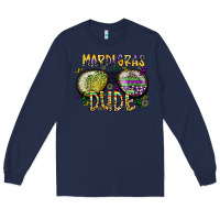 Navy mardi gras dude Long Sleeve Tee - SublimationCraftShop