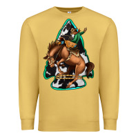 Antique Gold bucking bronco arrowhead Premium Sweatshirt - Jasminsmagicworld