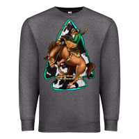 Charcoal Heather bucking bronco arrowhead Premium Sweatshirt - Jasminsmagicworld