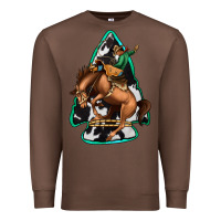 Chestnut bucking bronco arrowhead Premium Sweatshirt - Jasminsmagicworld