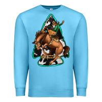 Ocean Blue bucking bronco arrowhead Premium Sweatshirt - Jasminsmagicworld