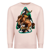 Pale Pink bucking bronco arrowhead Premium Sweatshirt - Jasminsmagicworld