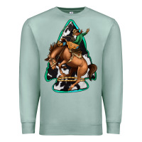 Seafoam bucking bronco arrowhead Premium Sweatshirt - Jasminsmagicworld
