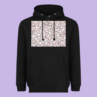 Baseball Seamless Background  (3200x2400px) Heavyweight Hoodie Designed By Jasminsmagicworld
