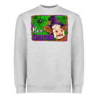 Heather Grey boo heifer Heavyweight Sweatshirt - Jasminsmagicworld