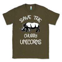 Army Green save the chubby unıcorns Classic Tee - Bettercallsaul