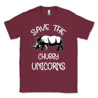 Burgundy save the chubby unıcorns Classic Tee - Bettercallsaul