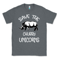 Charcoal Heather save the chubby unıcorns Classic Tee - Bettercallsaul