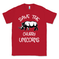 Red save the chubby unıcorns Classic Tee - Bettercallsaul