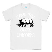 White save the chubby unıcorns Classic Tee - Bettercallsaul