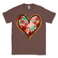 Chestnut floral orange glitter heart Classic Tee - Jasminsmagicworld