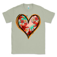 Matcha floral orange glitter heart Classic Tee - Jasminsmagicworld