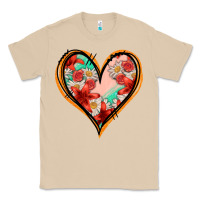 Mushroom floral orange glitter heart Classic Tee - Jasminsmagicworld