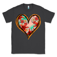 Smoke floral orange glitter heart Classic Tee - Jasminsmagicworld