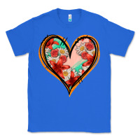 True Royal floral orange glitter heart Classic Tee - Jasminsmagicworld