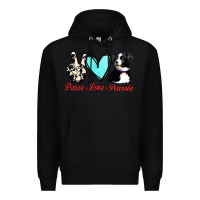 Black Peace Love Aussie Premium Hoodie - Jasminsmagicworld