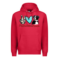 Cardinal Peace Love Aussie Premium Hoodie - Jasminsmagicworld