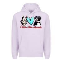 Lilac Peace Love Aussie Premium Hoodie - Jasminsmagicworld