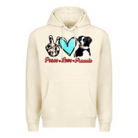 Sandshell Peace Love Aussie Premium Hoodie - Jasminsmagicworld