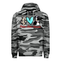 Slate Camo Peace Love Aussie Premium Hoodie - Jasminsmagicworld