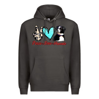 Smoke Peace Love Aussie Premium Hoodie - Jasminsmagicworld
