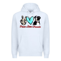 White Peace Love Aussie Premium Hoodie - Jasminsmagicworld