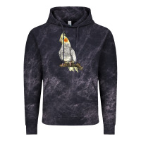 Cloud Black Cocktail Parrot Vintage Hoodie - LillyAllenDesigns