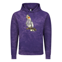 Cloud Purple Cocktail Parrot Vintage Hoodie - LillyAllenDesigns
