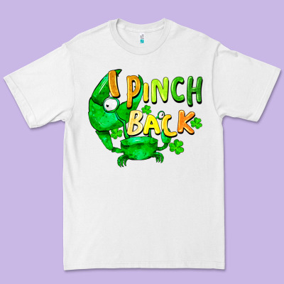 I Pinch Back With Crab St. Patricks Day Premium Tee Designed By Fadigitalartstudio