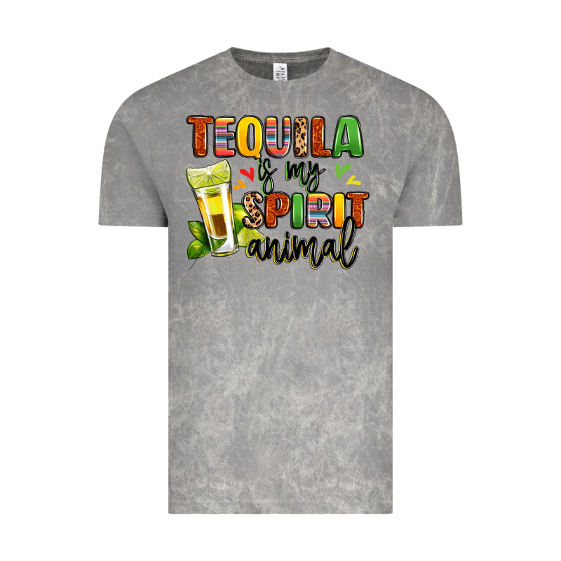Tequila Is My Spirit Animal Vintage Tee by LillyAllenDesigns | Teevron