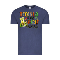 Vintage Denim tequila is my spirit animal Vintage Tee - LillyAllenDesigns