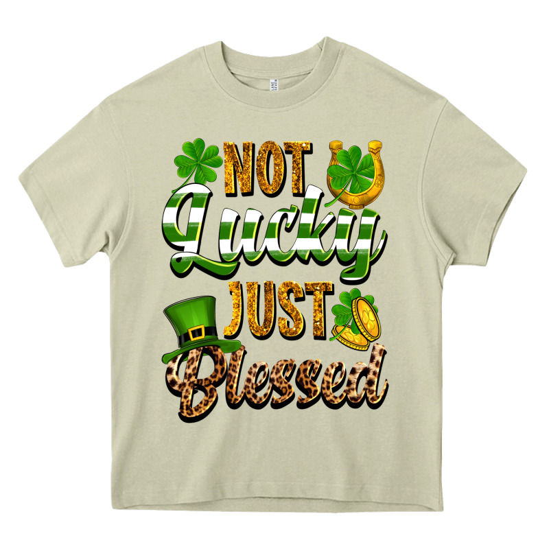 St. Patrick's Not Lucky Just Blessed Heavy Core Tee by OliviaCreatesArt | Teevron