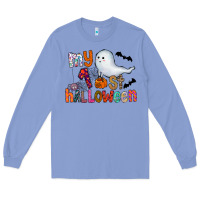 Colony Blue My 1st Halloween Long Sleeve Tee - CowhideDigitalArt