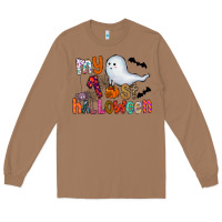 Toasted Coconut My 1st Halloween Long Sleeve Tee - CowhideDigitalArt
