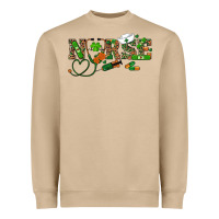 Mushroom st patrick's day nurse Heavyweight Sweatshirt - RanaPortraitStore