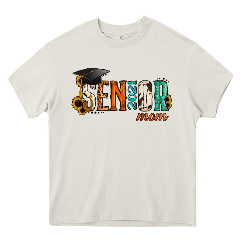 Mom Of A Senior 2021 Heavy Core Tee by Jasminsmagicworld | Teevron