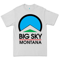 Dove Grey big sky montana Premium Tee - linhVisuals