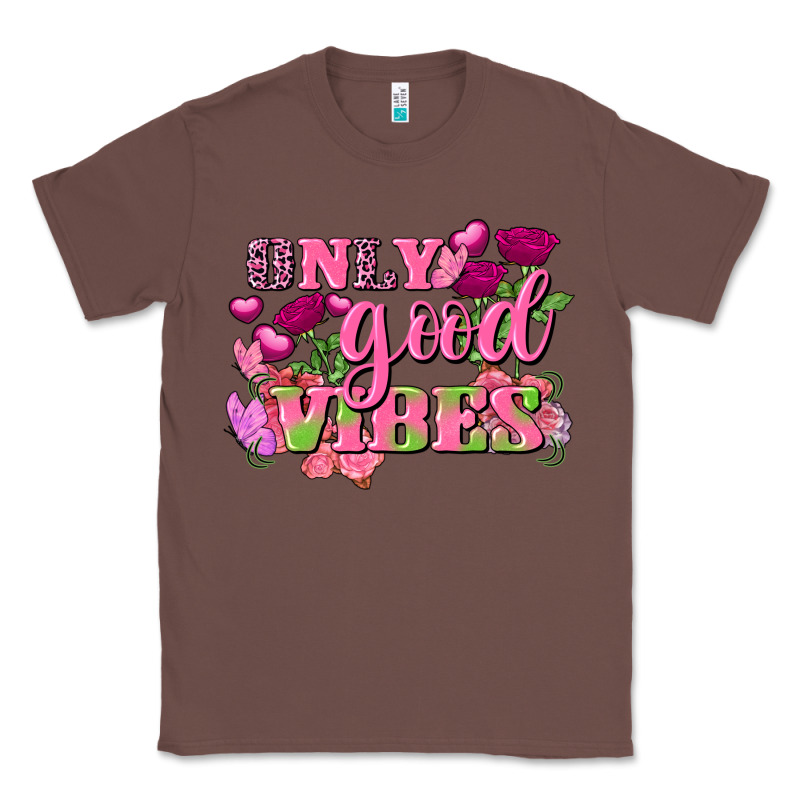 Valentine's Day Only Good Vibes Classic Tee by FaDigitalArtStudio | Teevron