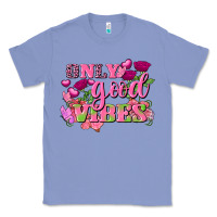 Colony Blue Valentine's Day only good vibes Classic Tee - FaDigitalArtStudio