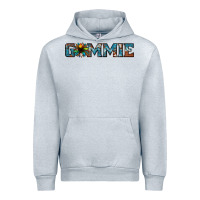 Heather Grey gammie sunflower cowhide Urban Hoodie - Jasminsmagicworld