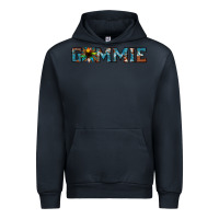 Navy gammie sunflower cowhide Urban Hoodie - Jasminsmagicworld